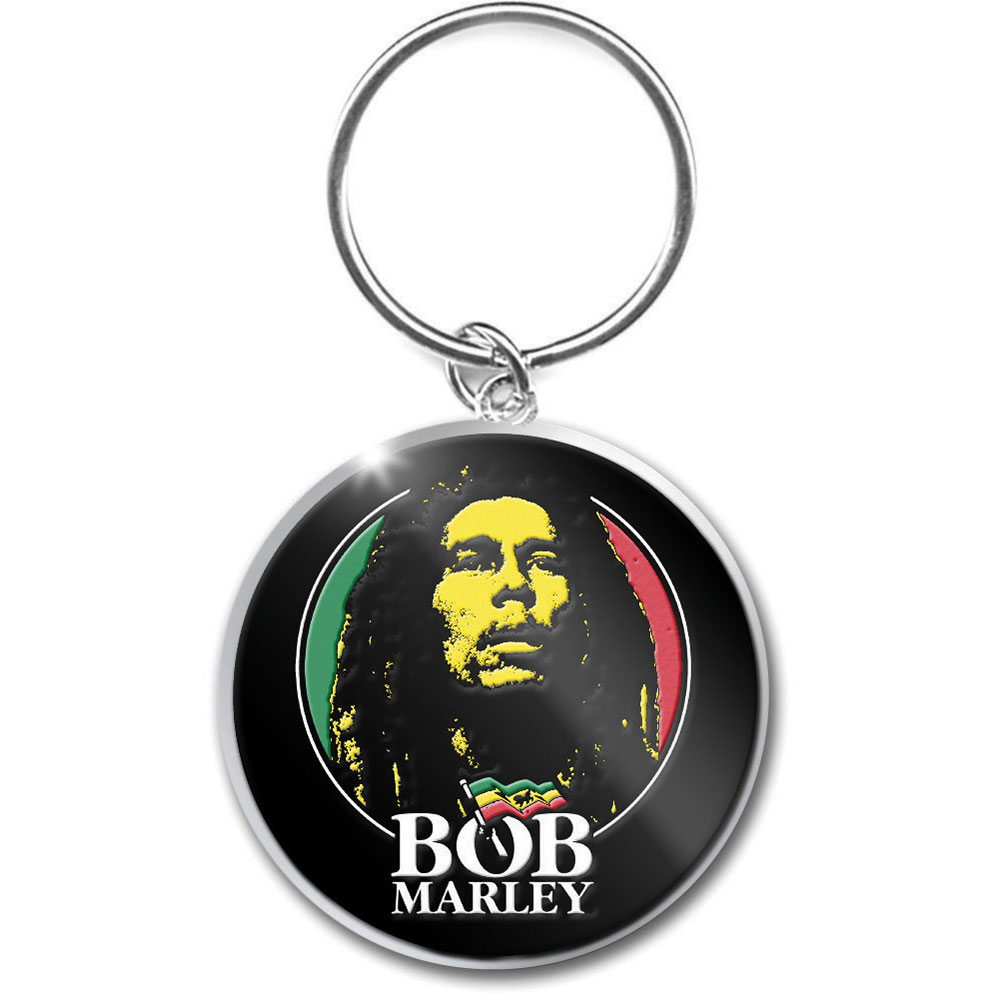 Kľúčenka Bob Marley - Logo Face
