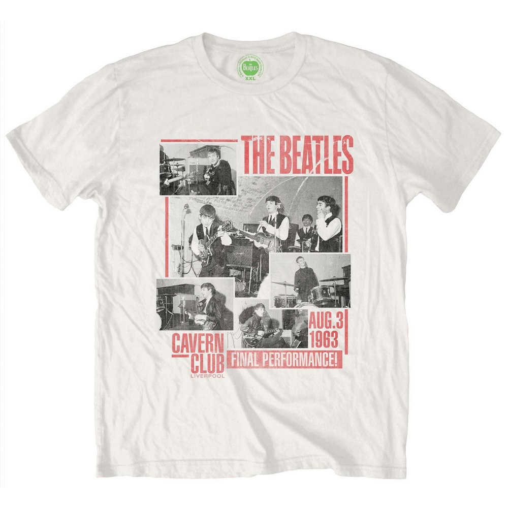 Tričko The Beatles - Final Performance, Unisex,Biela,XXL