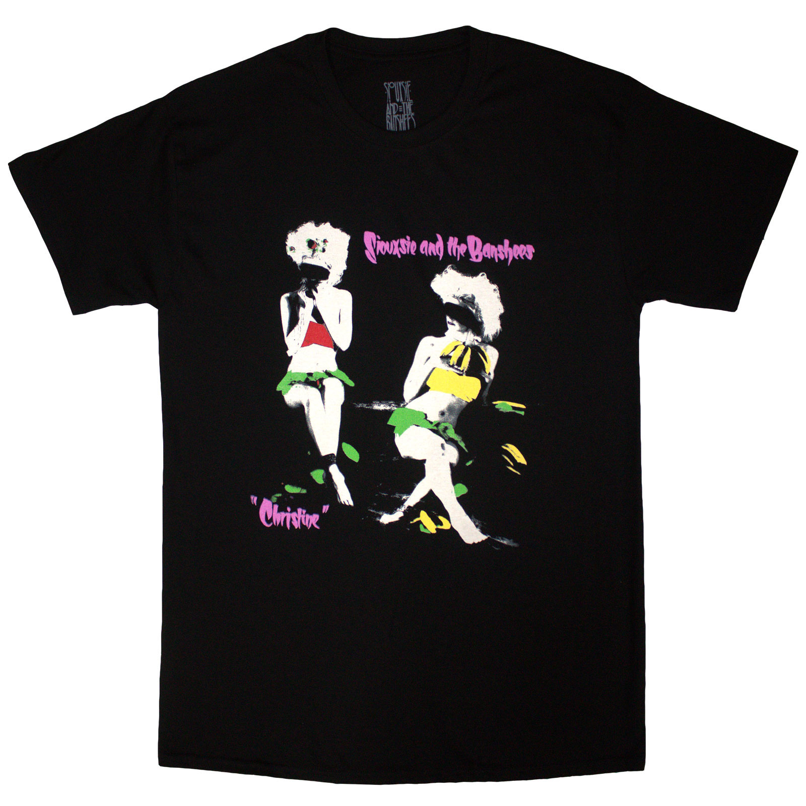 Tričko Siouxsie and the Banshees - Christine, Unisex,Čierna,L