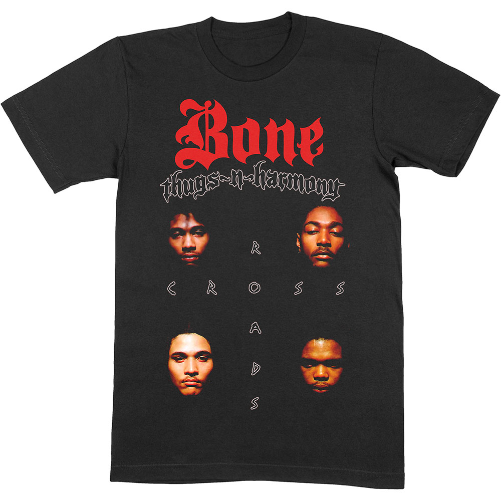 Tričko Bone Thugs-n-Harmony - Crossroads, Unisex,Čierna,XXL