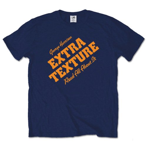 Tričko George Harrison - Extra Texture, Unisex,Modrá,XXL