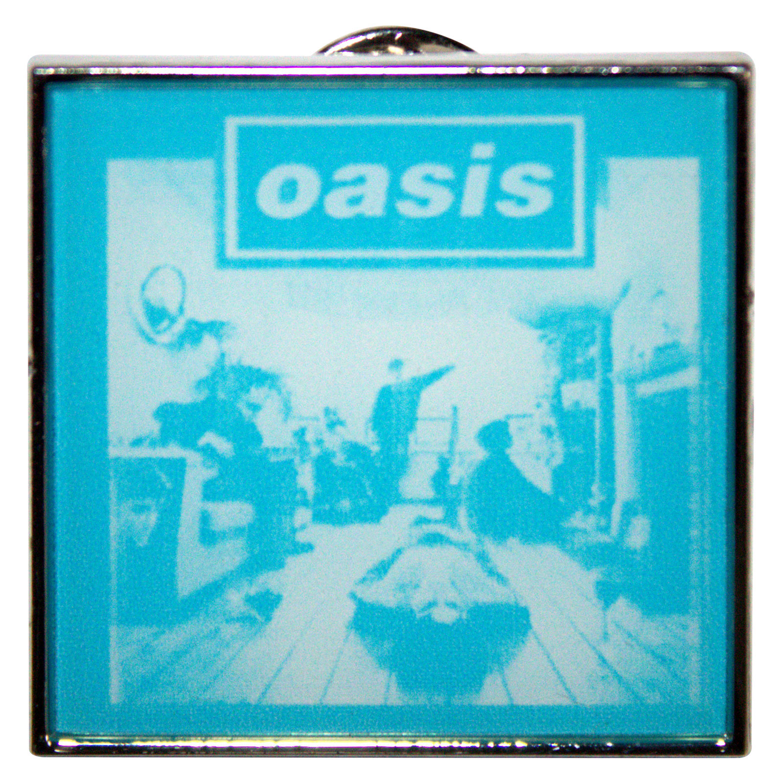 Odznak Oasis - Definitely Maybe Blue Tone