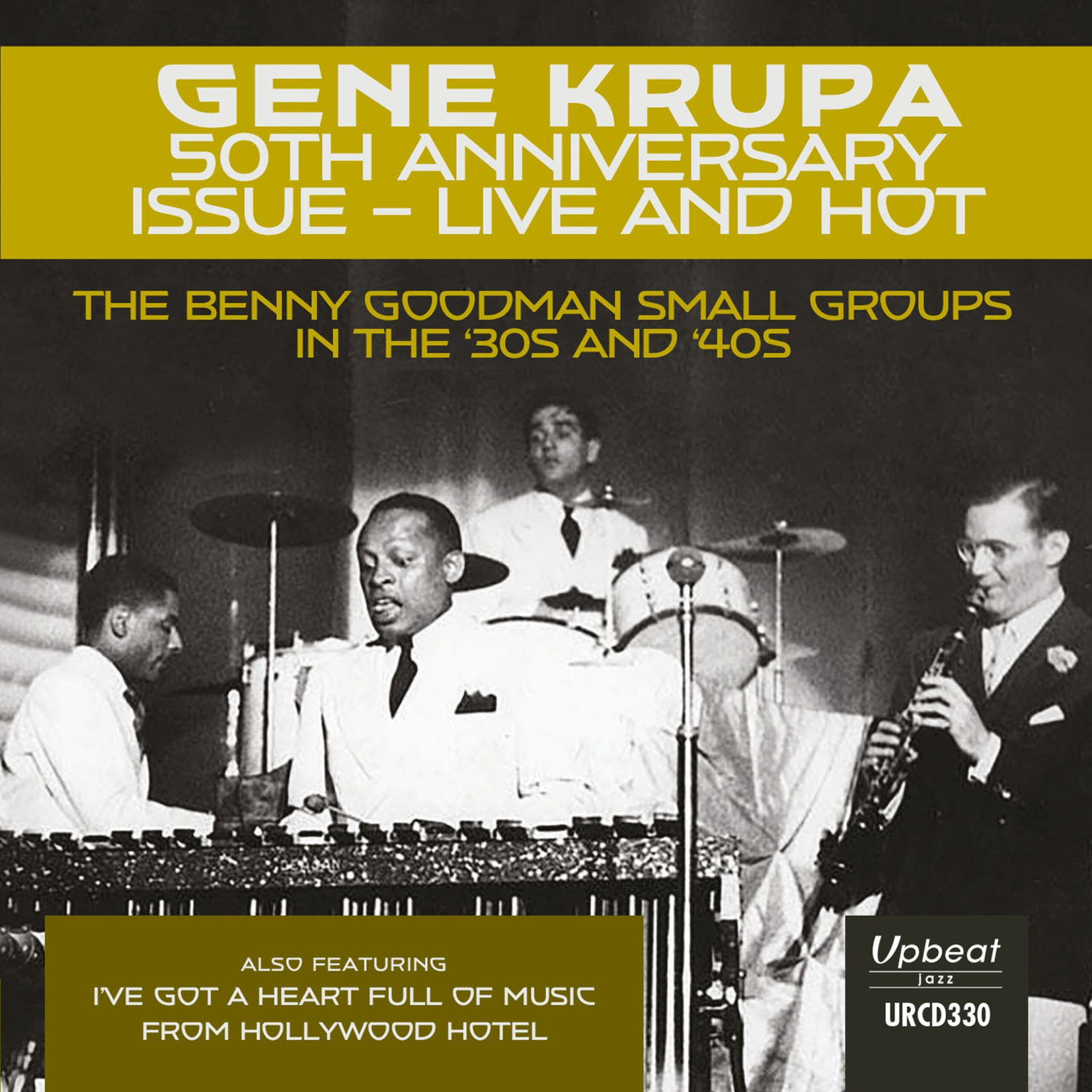 CD Gene Krupa and His Orchestra - LIVE AND HOT - 50TH ANNIVERSARY ISSUE