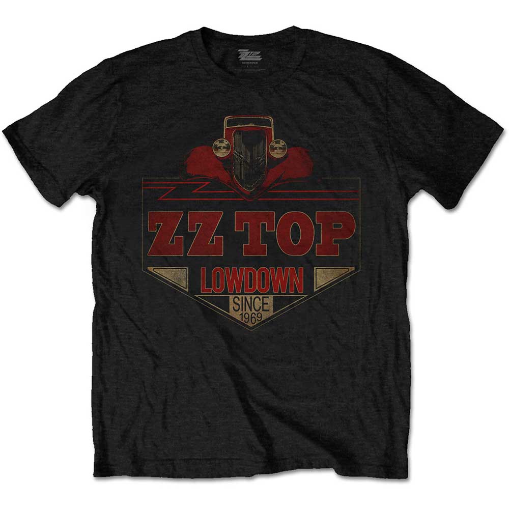 Tričko ZZ Top - Lowdown, Unisex,Čierna,XXL