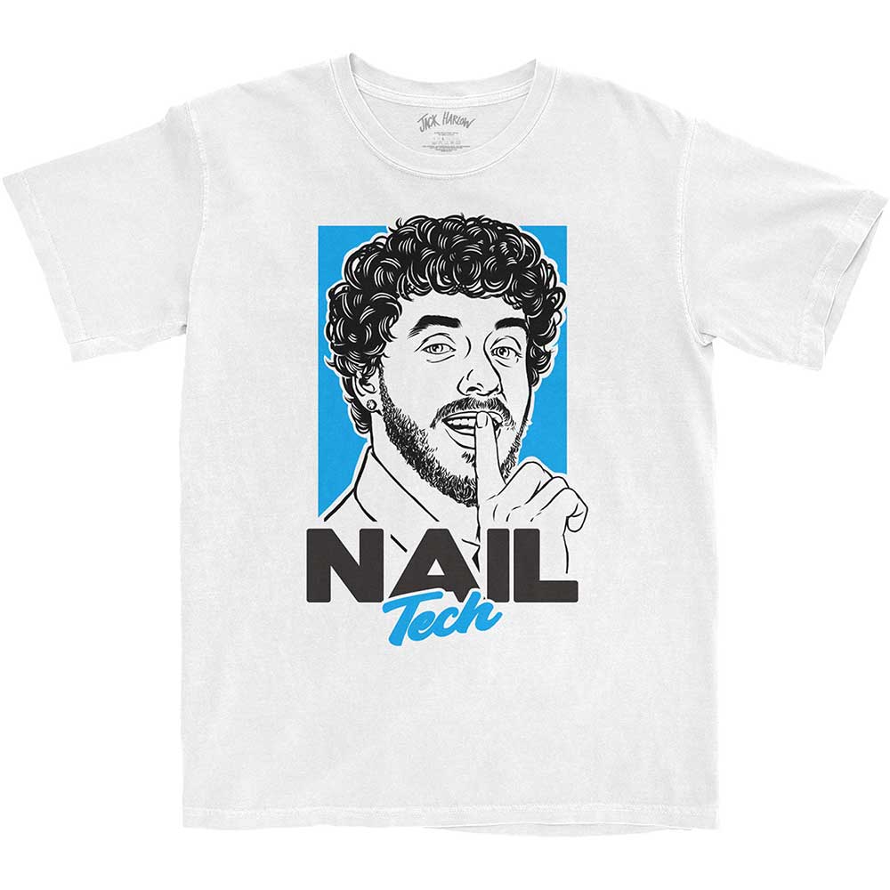 Tričko Jack Harlow - Nail Tech, Unisex,Biela,XXL