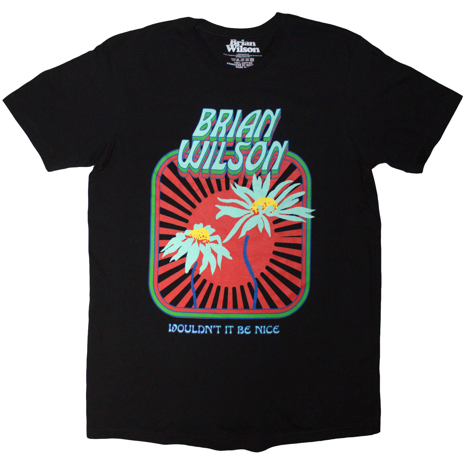 Tričko Brian Wilson - Wouldn't It Be Nice, Unisex,Čierna,XXL