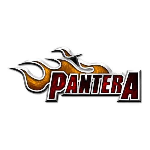 Odznak Pantera - Flame Logo
