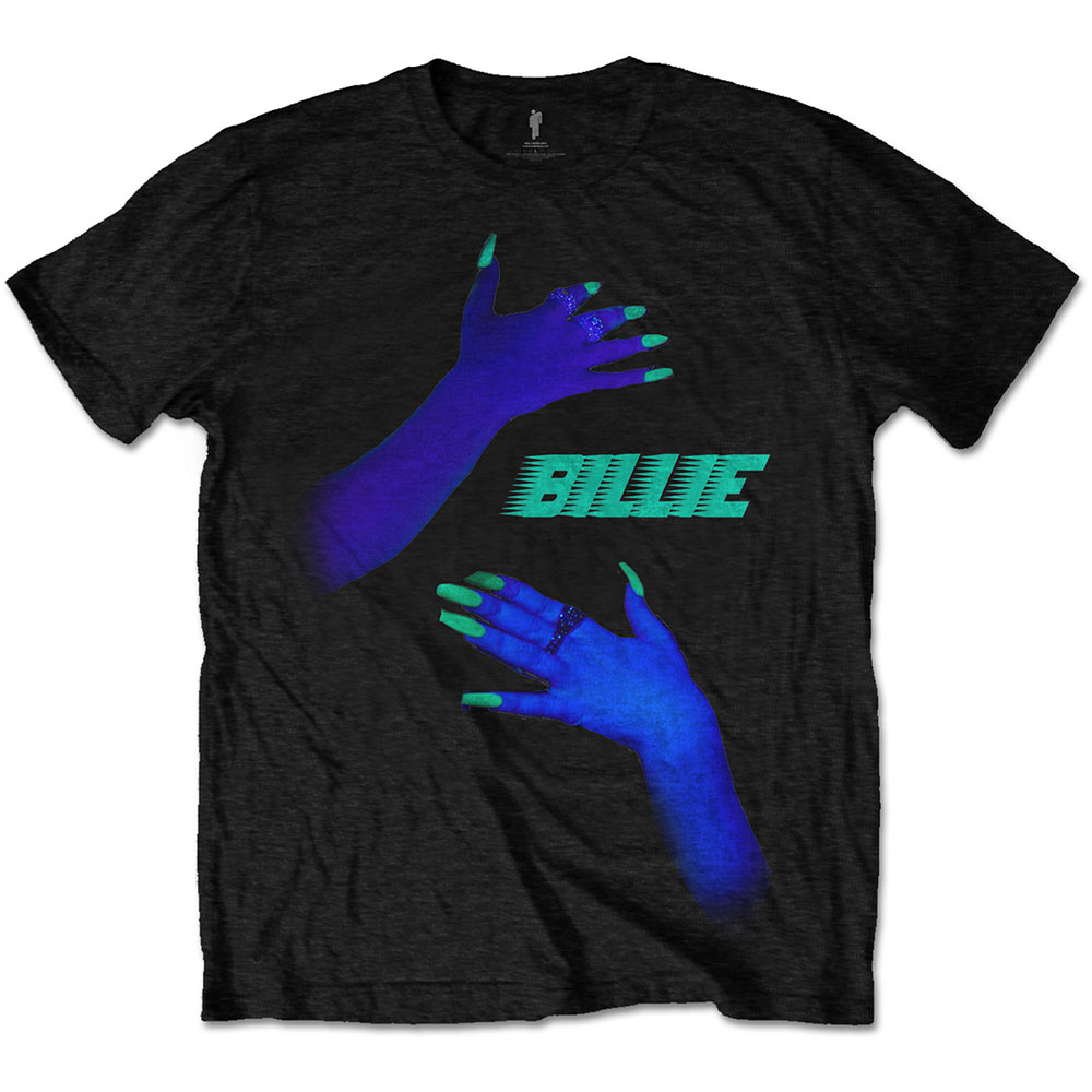 Tričko Billie Eilish - Hug, Unisex,Čierna,S