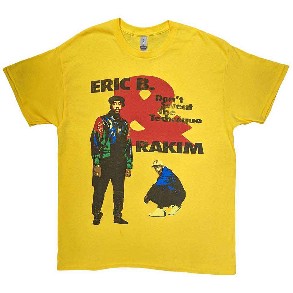 Tričko Eric B. & Rakim - Don't Sweat, Unisex,Žltá,L
