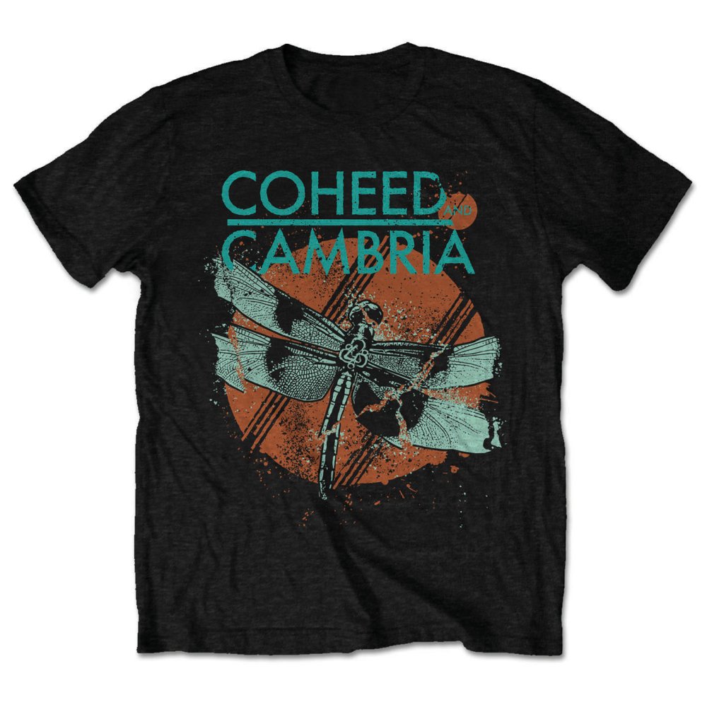 Tričko Coheed And Cambria - Dragonfly, Unisex,Čierna,XXL