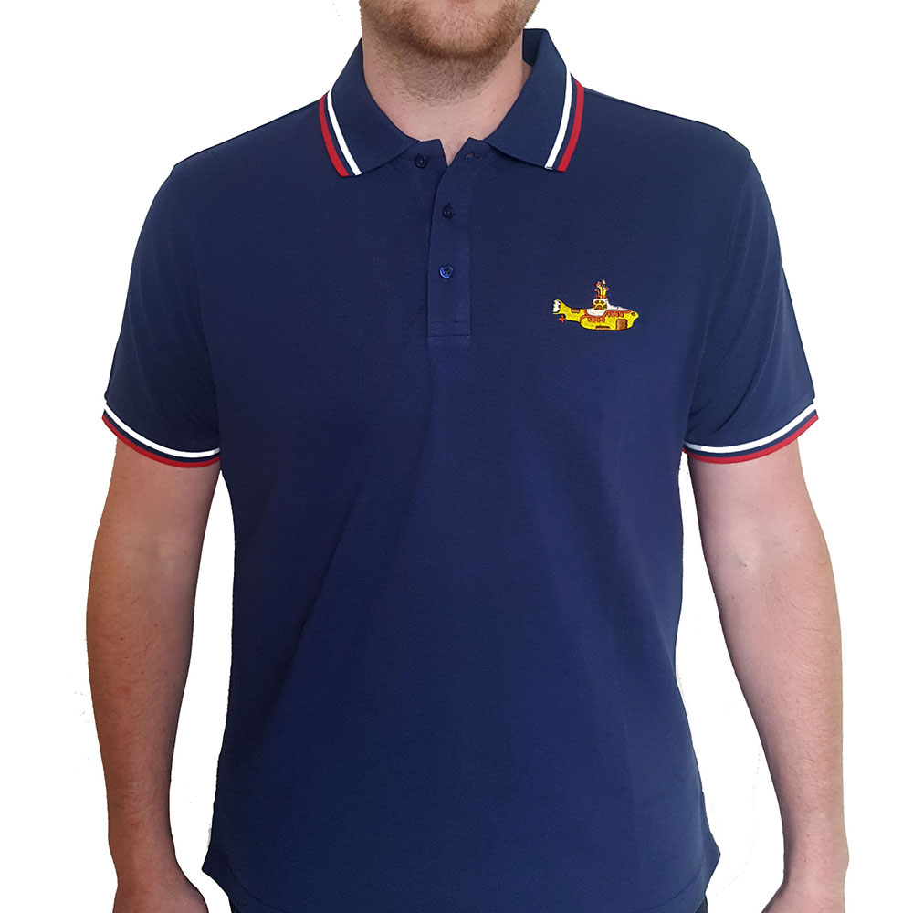 Polokošeľa The Beatles - Yellow Submarine, Unisex,Modrá,M