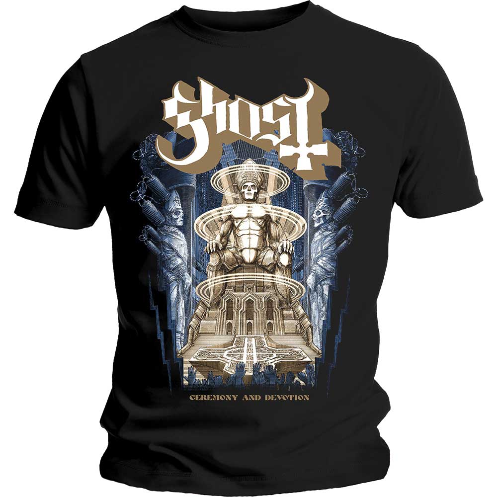 Tričko Ghost - Ceremony & Devotion, Unisex,Čierna,XXL