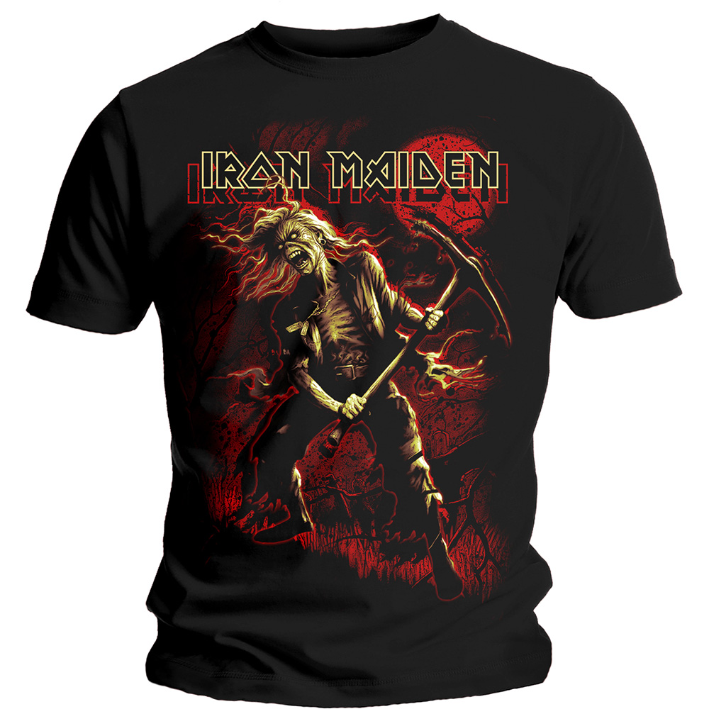 Tričko Iron Maiden - Benjamin Breeg Red Graphic, Unisex,Čierna,XXL