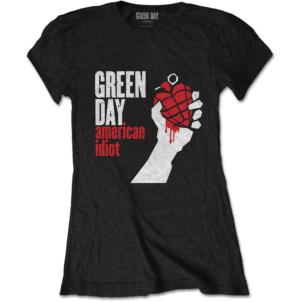 Tričko Green Day - American Idiot, Žena,Čierna,XL
