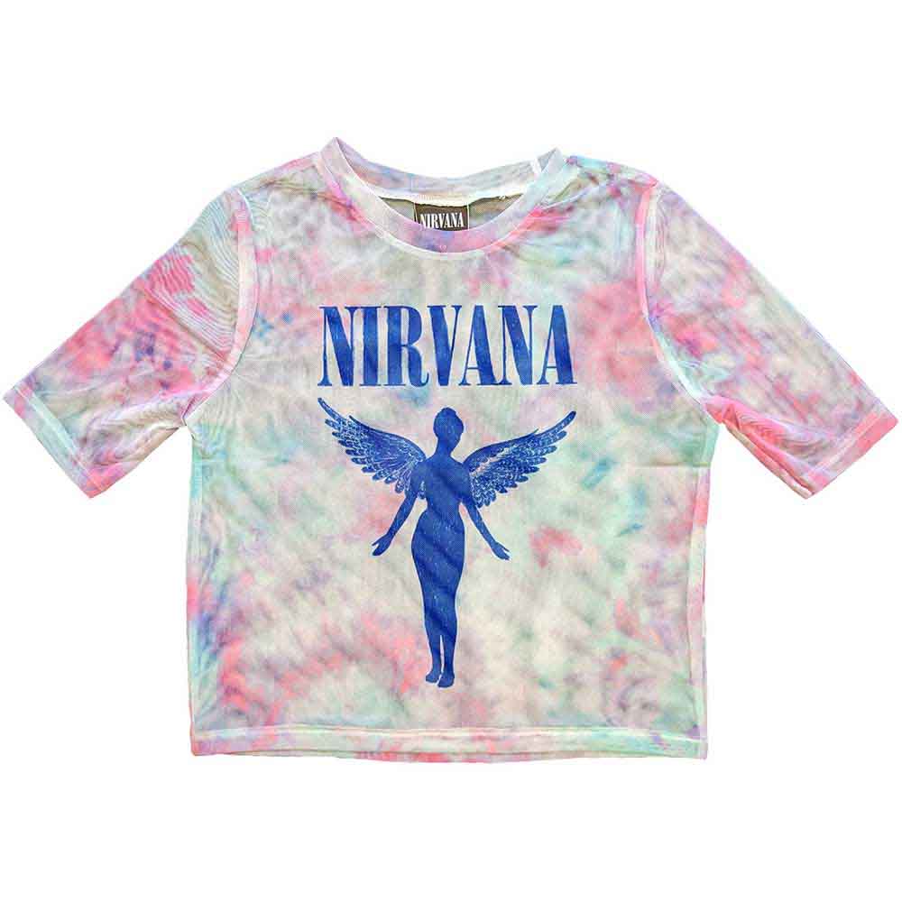 Tielko Nirvana - Angelic Blue Mono, Žena,Biela,XL