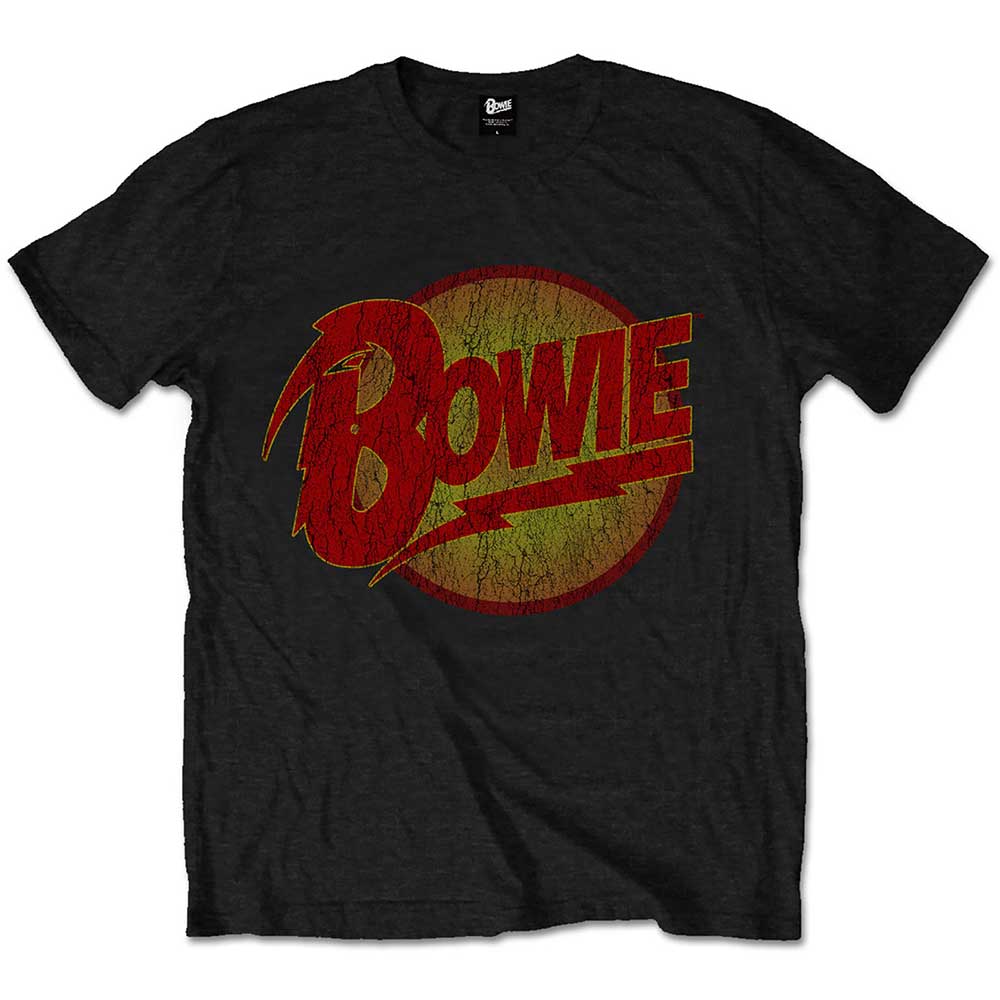Tričko David Bowie - Vintage Diamond Dogs Logo, Dieťa,Čierna,5 – 6 rokov