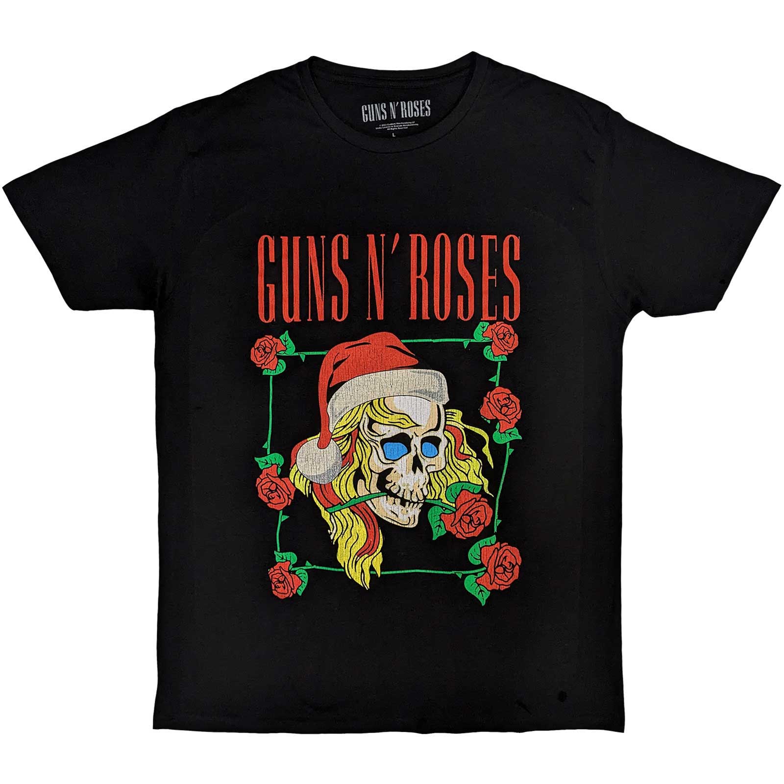 Tričko Guns N’ Roses - Holiday Skull, Unisex,Čierna,XXL