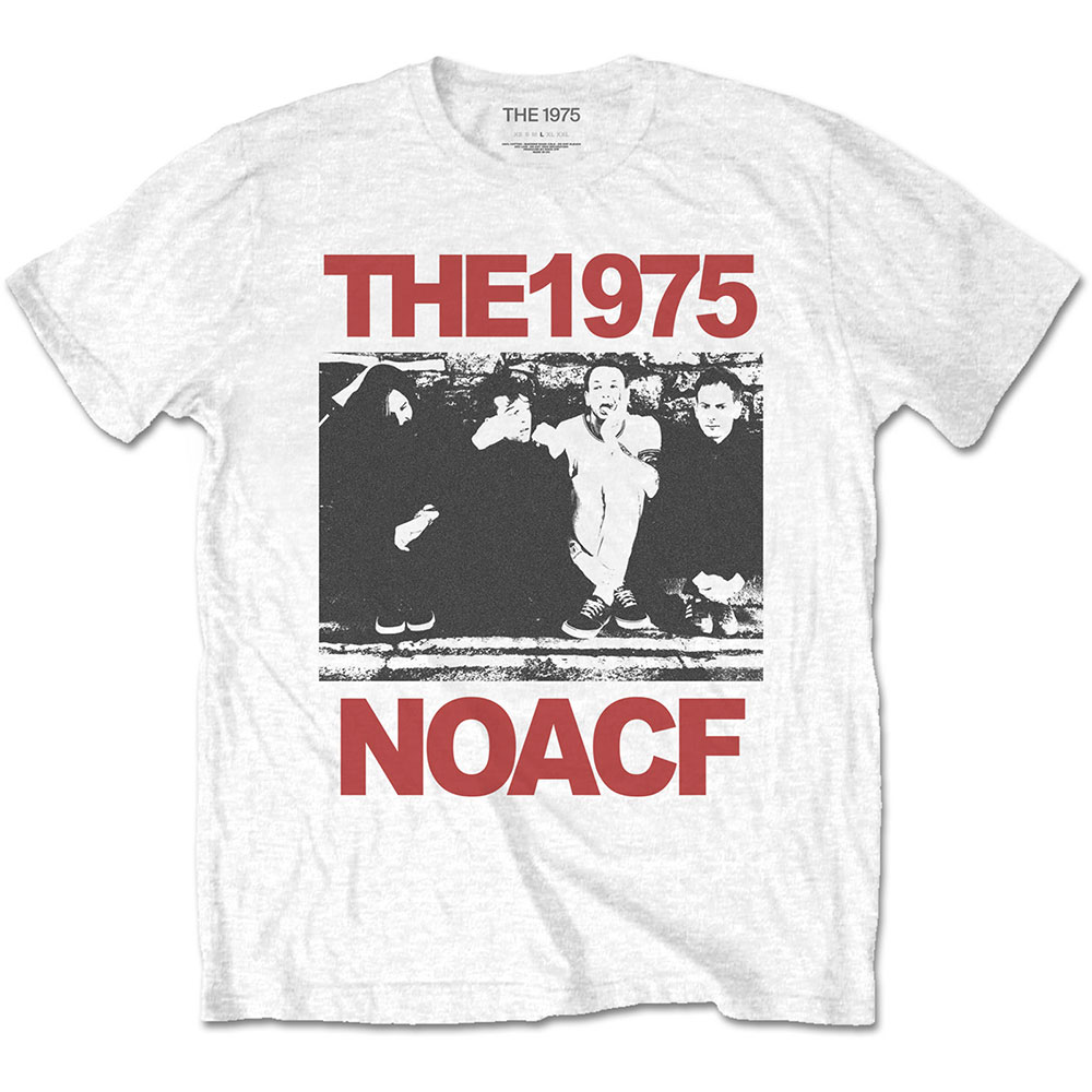Tričko The 1975 - NOACF, Unisex,Biela,XXL