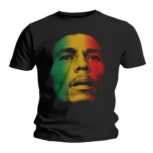 Tričko Bob Marley - Face, Unisex,Čierna,XXL