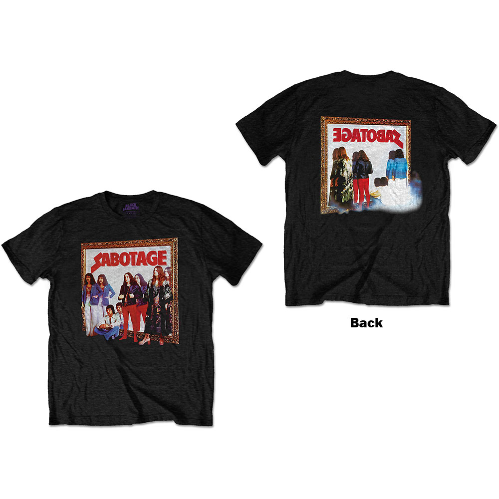 Tričko Black Sabbath - Sabotage, Unisex,Čierna,S