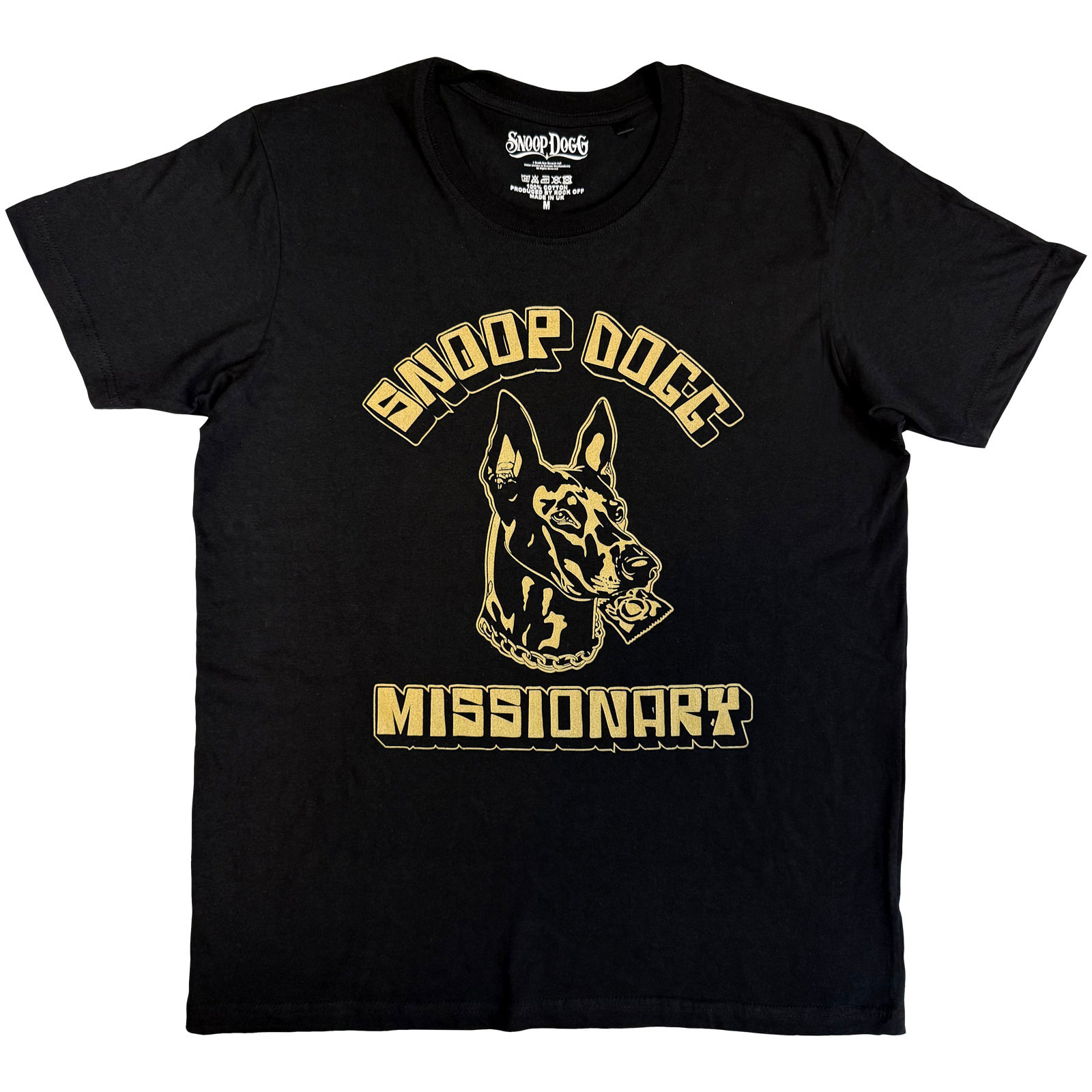 Tričko Snoop Dogg - Doberman, Unisex,Čierna,XXL