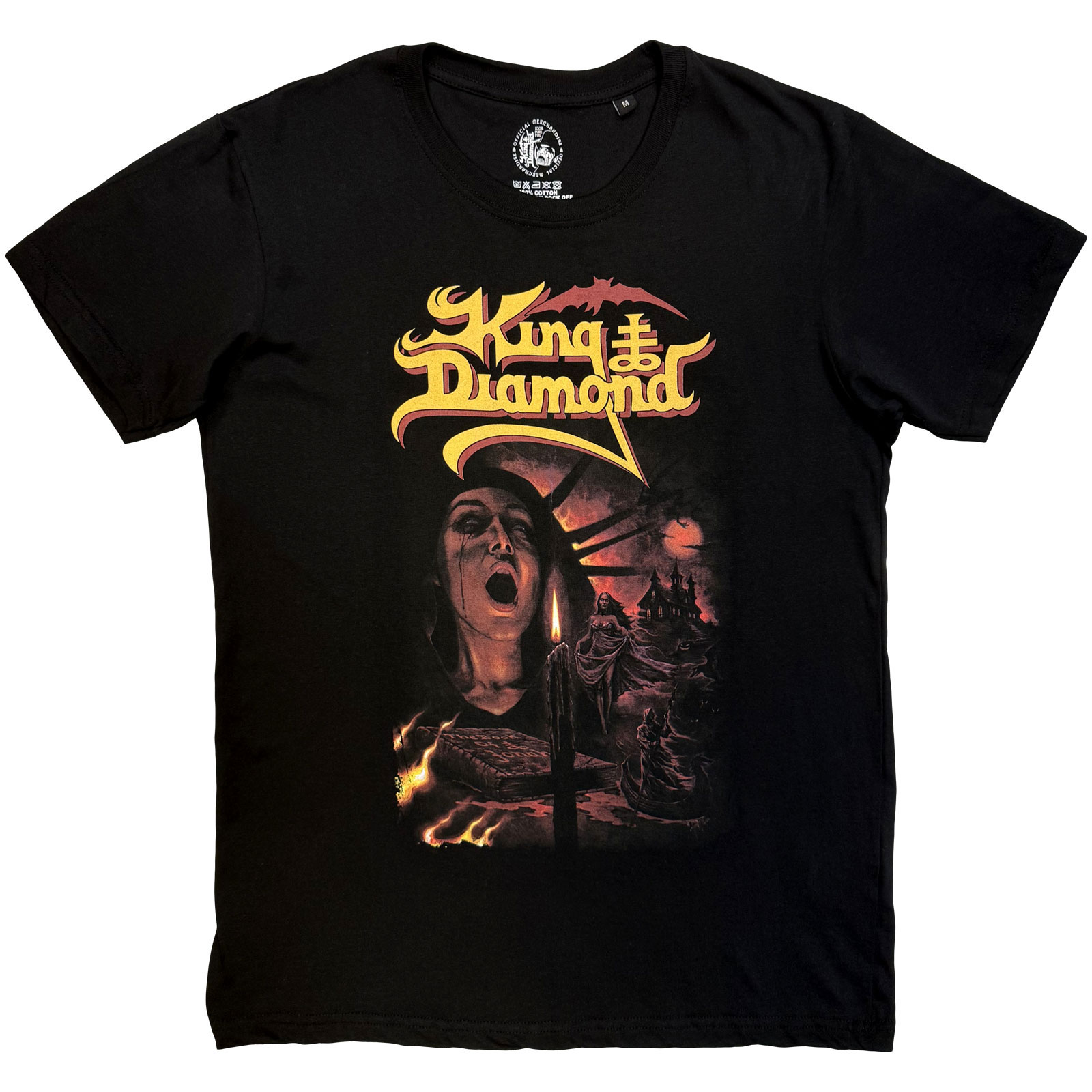 Tričko King Diamond - Fatal Portrait Collage, Unisex,Čierna,XXL