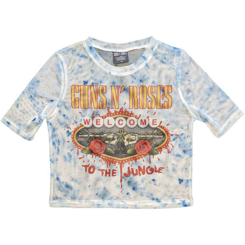 Tielko Guns N’ Roses - Welcome To The Jungle LV, Žena,Biela,M
