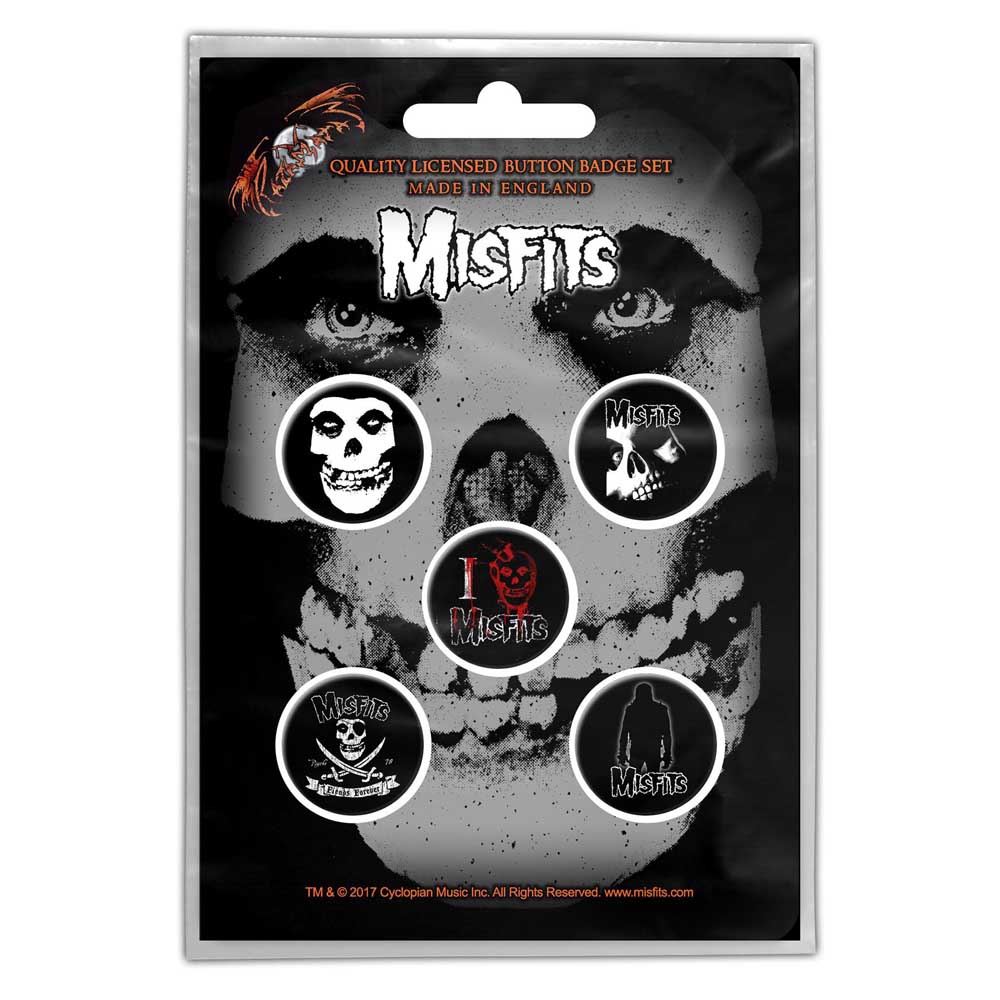 Odznak Misfits - Skull