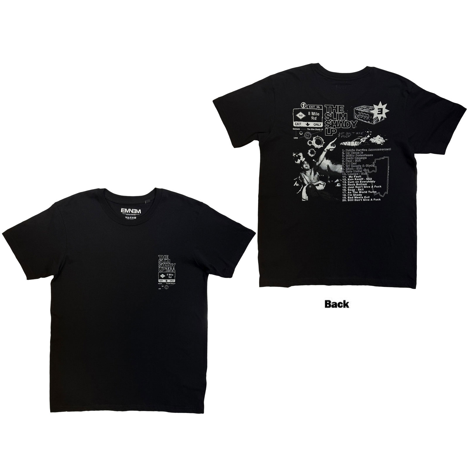 Tričko Eminem - Slim Shady LP, Unisex,Čierna,XXL