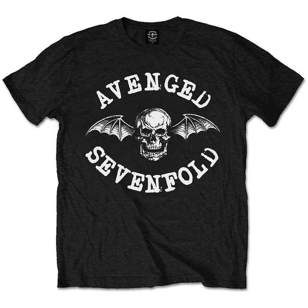 Tričko Avenged Sevenfold A7X - Classic Death Bat, Unisex,Čierna,XXL