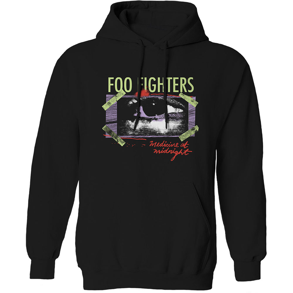 Mikina Foo Fighters - Medicine At Midnight Taped, Unisex,Čierna,M