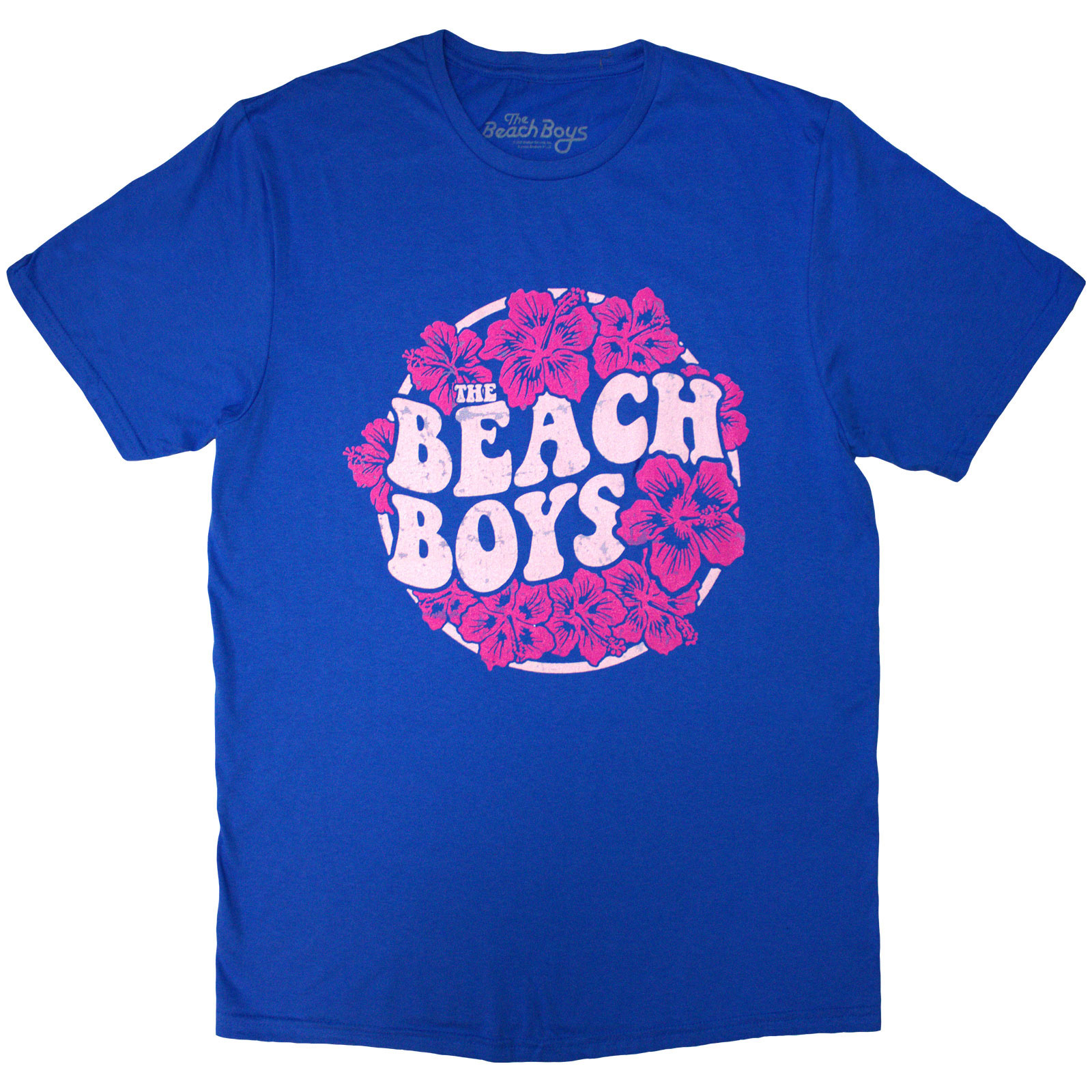 Tričko The Beach Boys - Floral Print, Unisex,Modrá,XXL