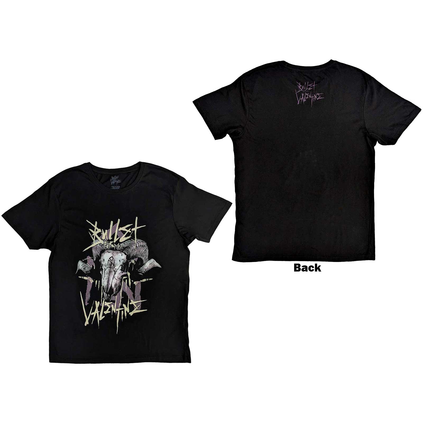 Tričko Bullet for My Valentine - Ram, Unisex,Čierna,XXL