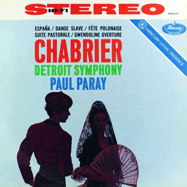 Vinyl Paul Paray and the Detroit Symphony Orchestra - THE MUSIC OF CHABRIER