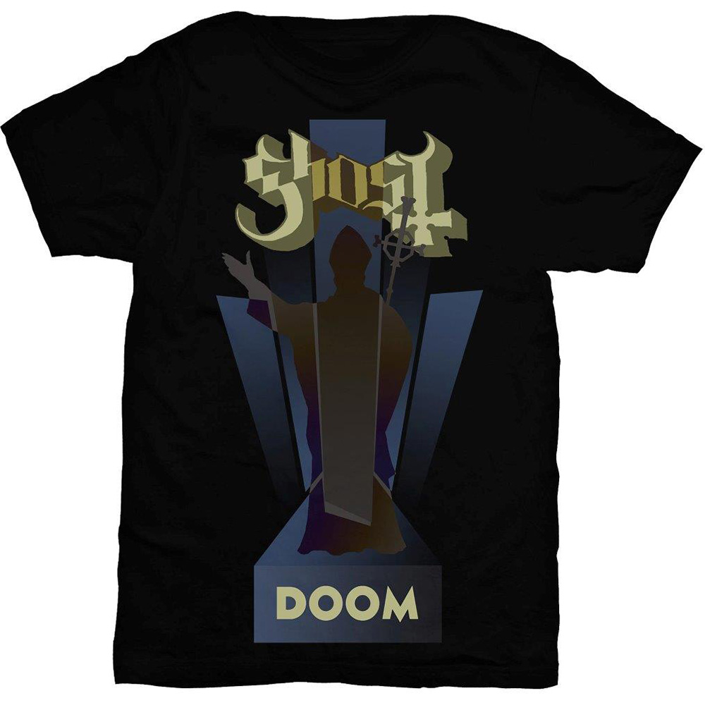 Tričko Ghost - Doom, Unisex,Čierna,XXL