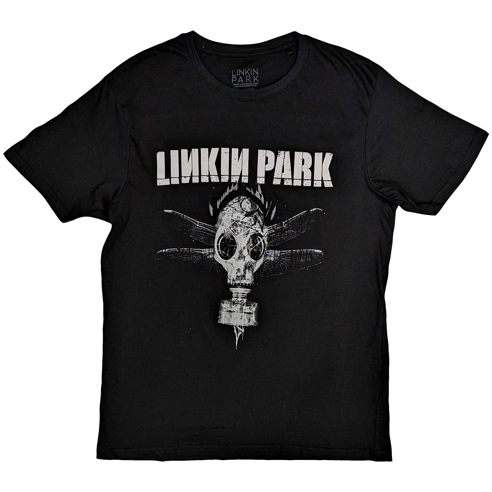 Tričko Linkin Park - Gas Mask, Unisex,Čierna,XXL