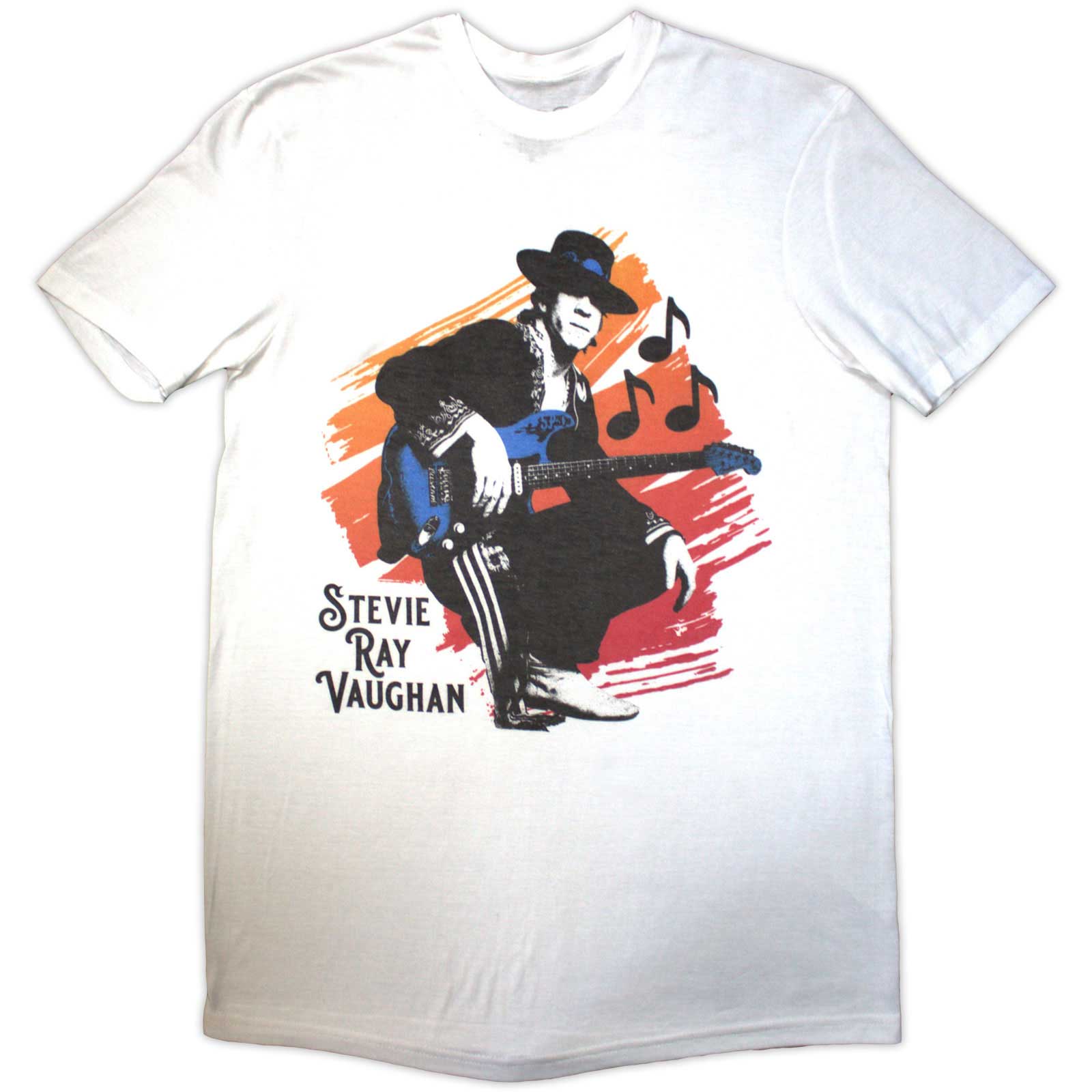 Tričko Stevie Ray Vaughan - Stevie, Unisex,Biela,XXL
