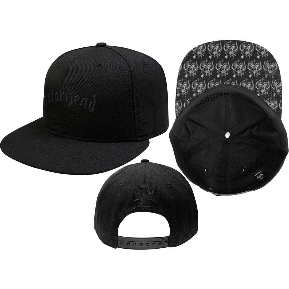Šiltovka Motörhead - Logo & Warpig, Unisex,Čierna,Univerzálna