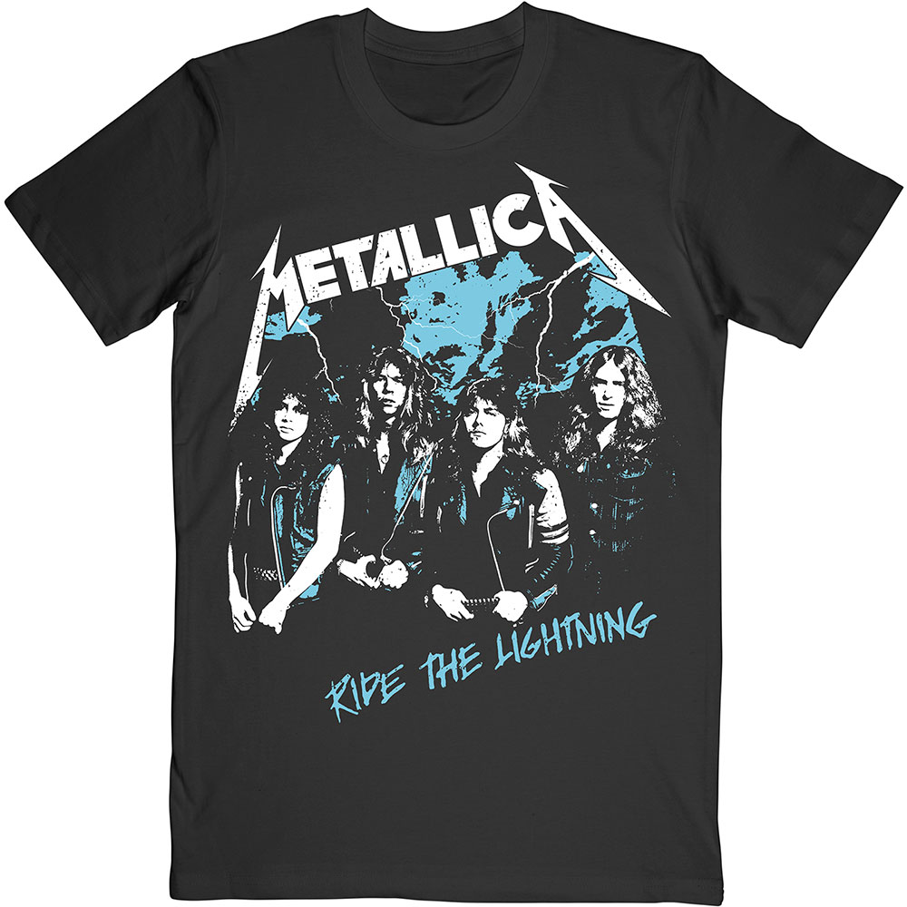 Tričko Metallica - Vintage Ride The Lightning, Unisex,Čierna,L