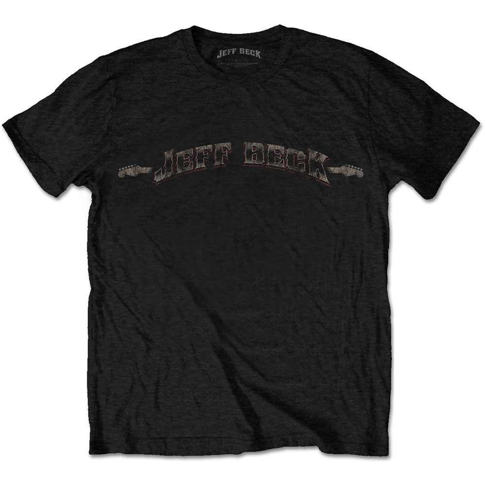 Tričko Jeff Beck - Vintage Logo, Unisex,Čierna,XXL