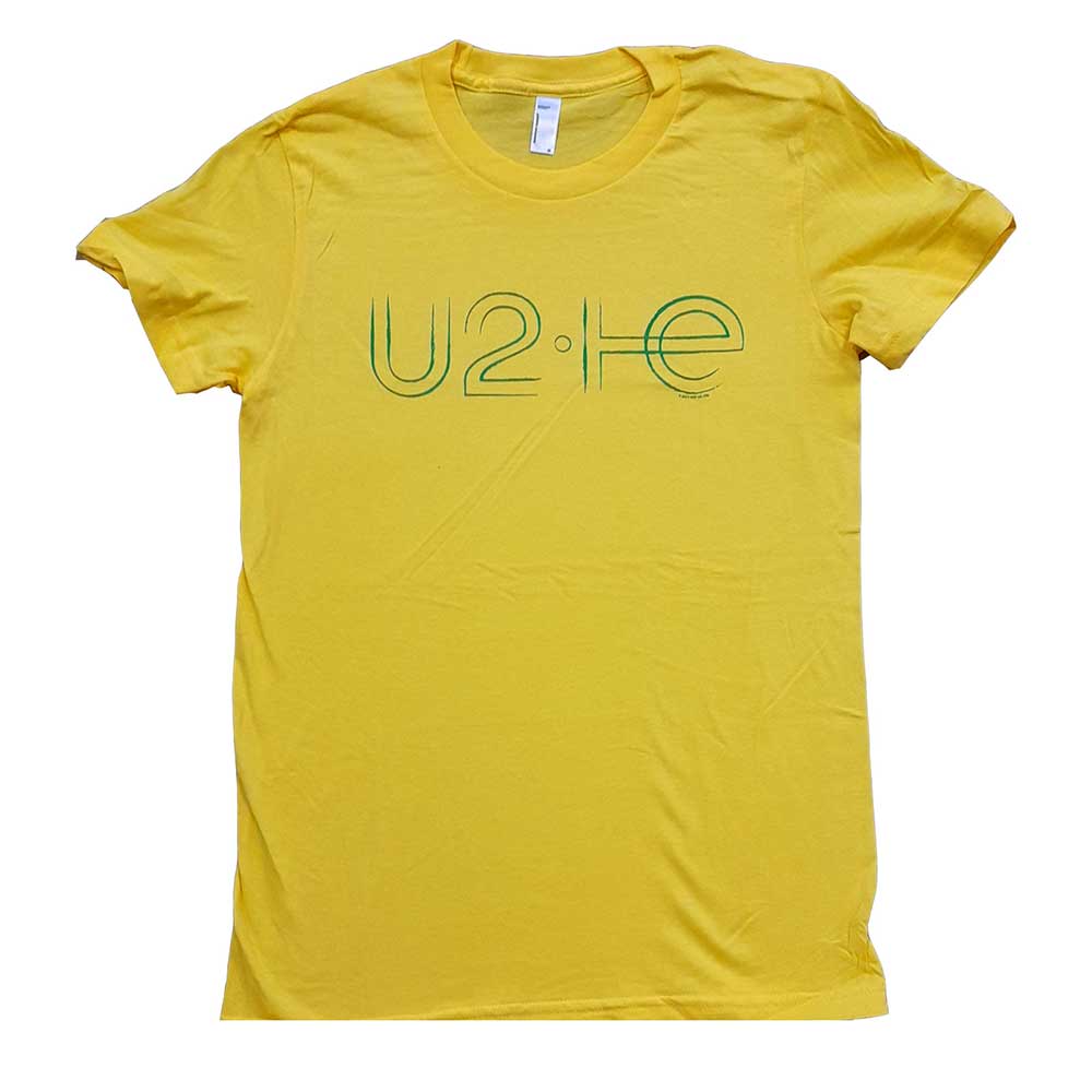 Tričko U2 - I+E Logo 2015, Žena,Žltá,L