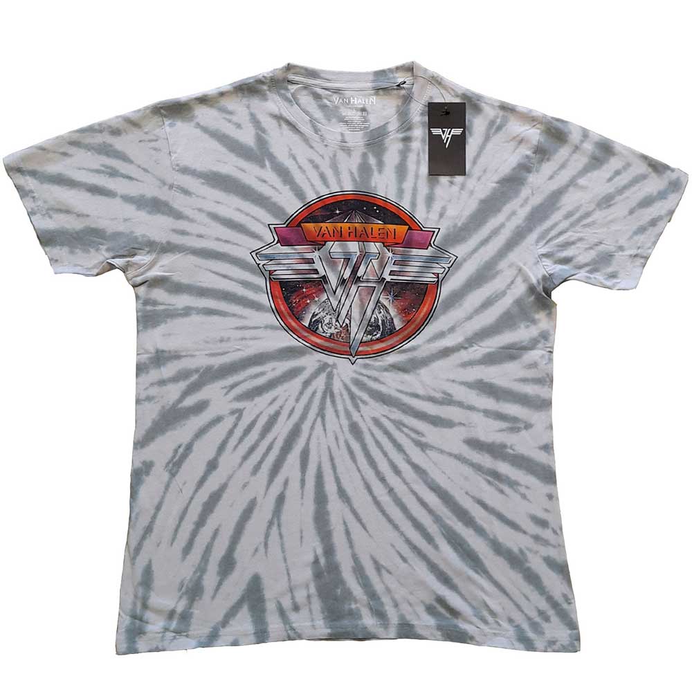Tričko Van Halen - Chrome Logo, Unisex,Šedá,XL