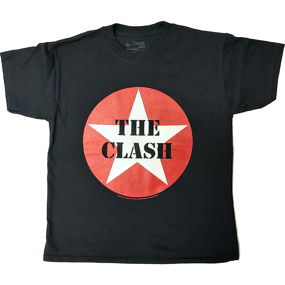 Tričko The Clash - Classic Star, Dieťa,Čierna,12 – 14 rokov