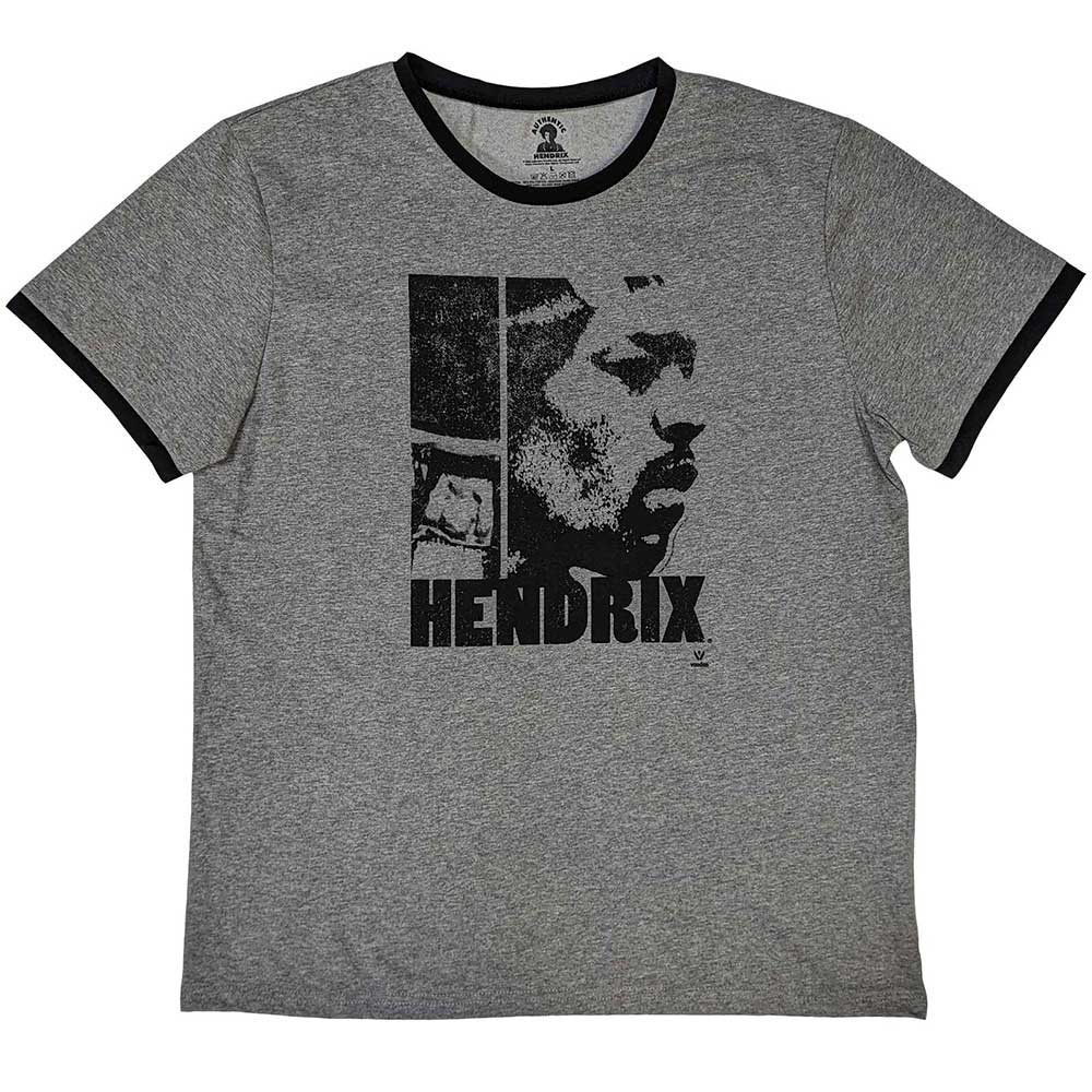 Tričko Jimi Hendrix - Let Me Live, Unisex,Šedá,XXL