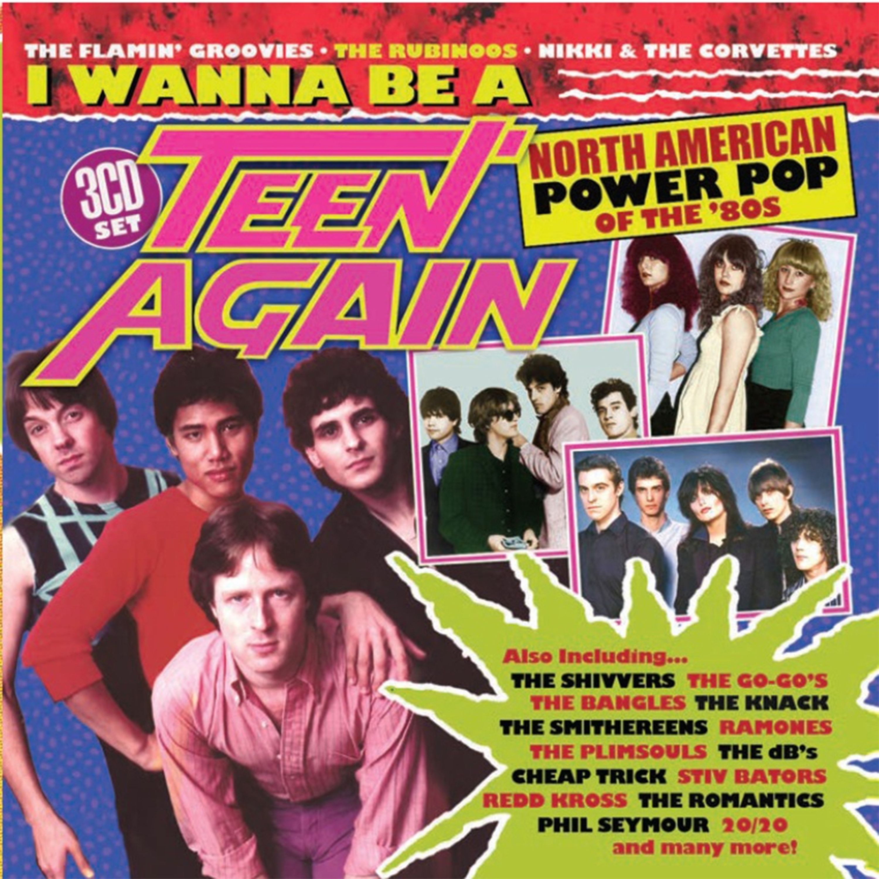 CD Various Artists - I WANNA BE A TEEN AGAIN AMERICAN POWER POP 1980-1989