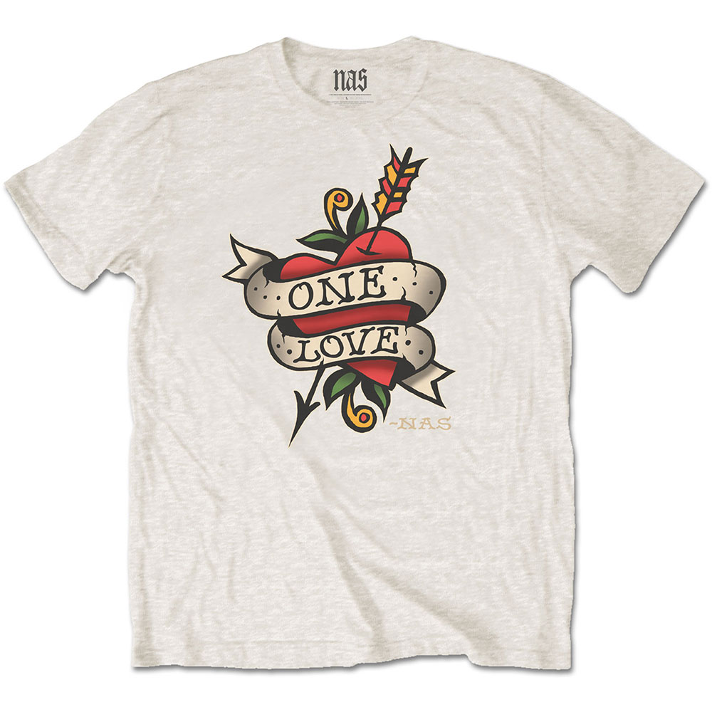Tričko Nas - Love Tattoo, Unisex,Natural,XXL