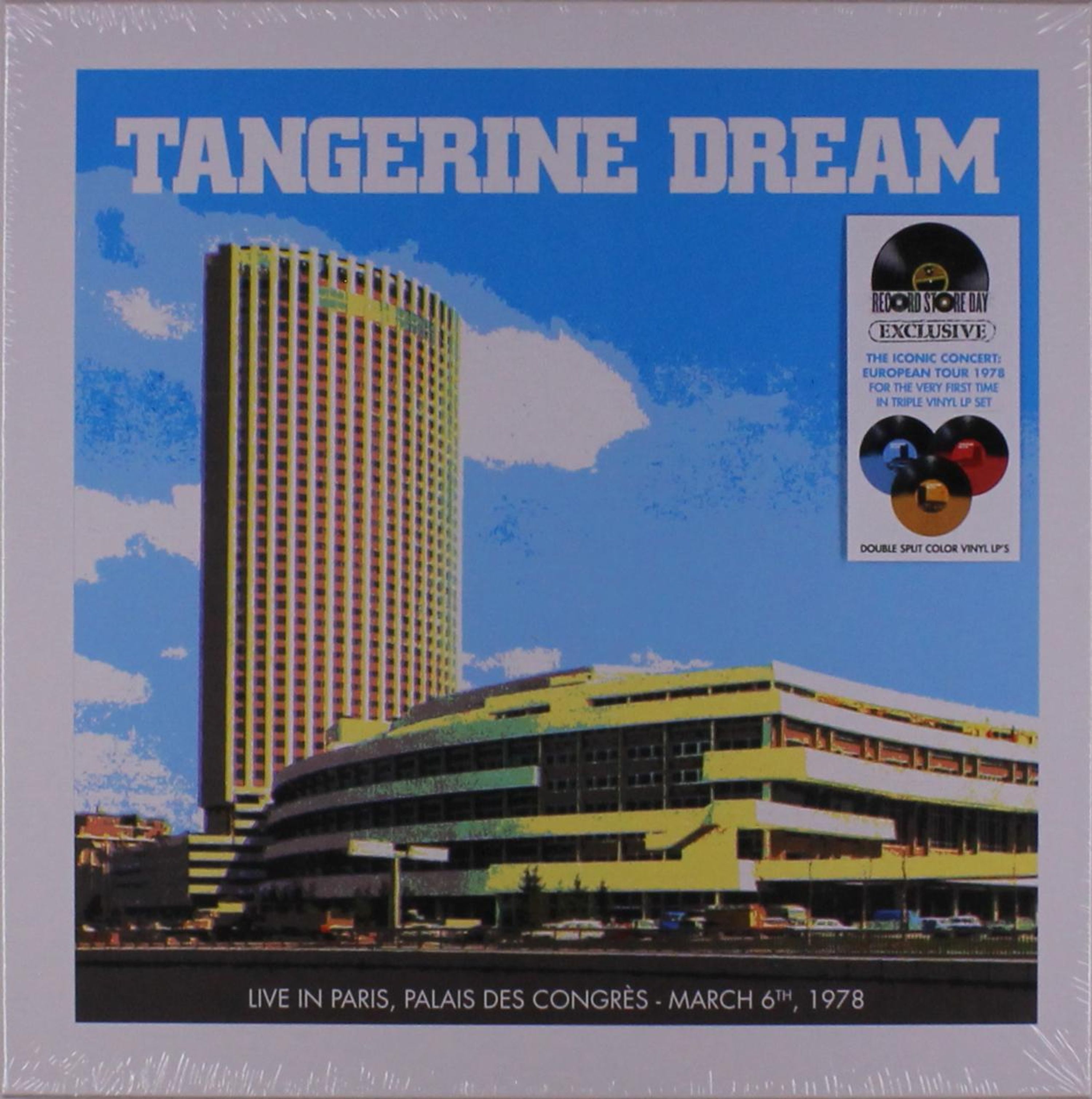 Vinyl Tangerine Dream - LIVE IN PARIS, PALAIS DES CONGRES - MARCH 6TH, 1978