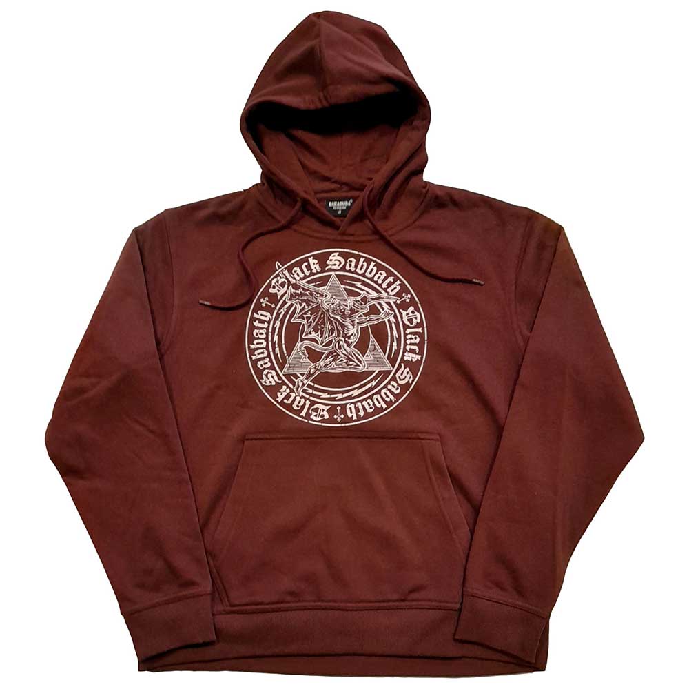 Mikina Black Sabbath - Henry Pyramid Emblem, Unisex,Hnedá,XXL