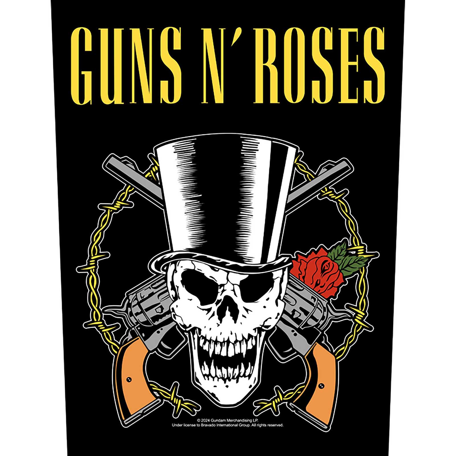 Nažehlovačka Guns N’ Roses - Skull & Guns