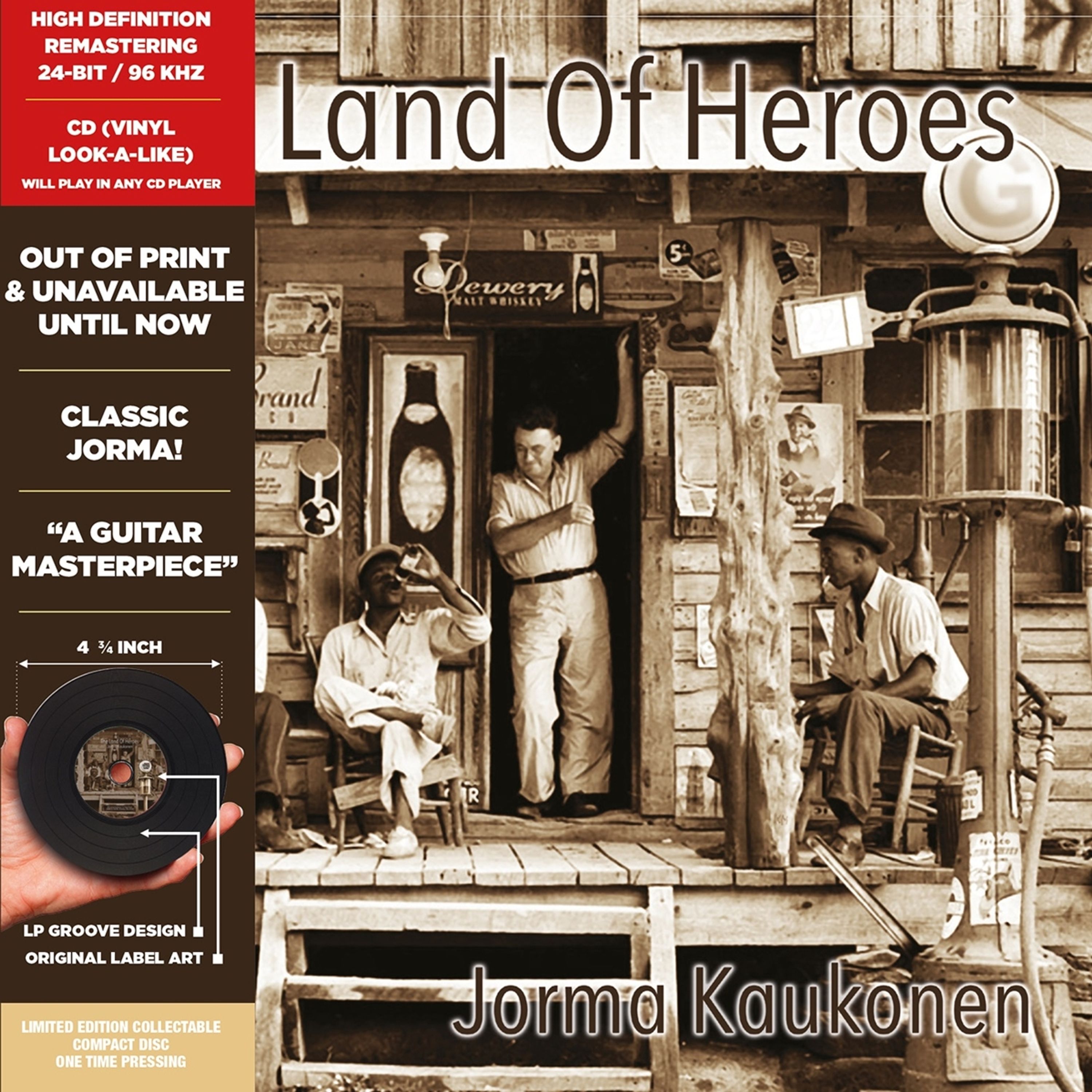 CD Jorma Kaukonen - LAND OF HEROES